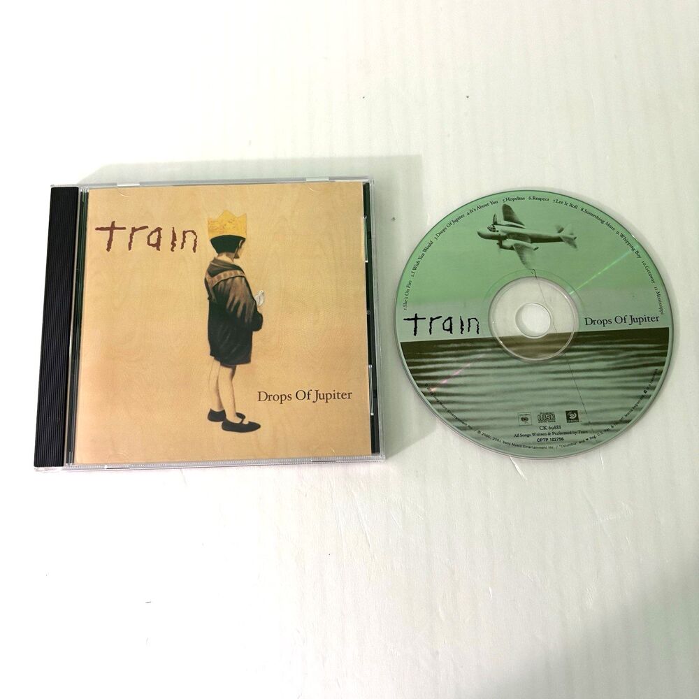 Train Drops of Jupiter CD Album Music Band 2001 Sony Music 00s Pop Rock